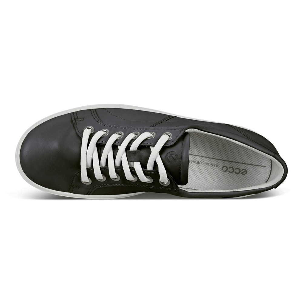 Womens Sneakers - ECCO Soft Classic - Black - 9246CNHLI